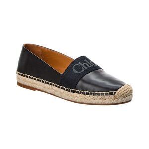 Chloé Piia Flat Leather Espadrille